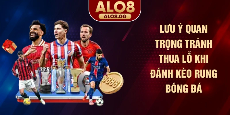 Lưu ý quan trọng tránh thua lỗ khi đánh kèo rung bóng đá